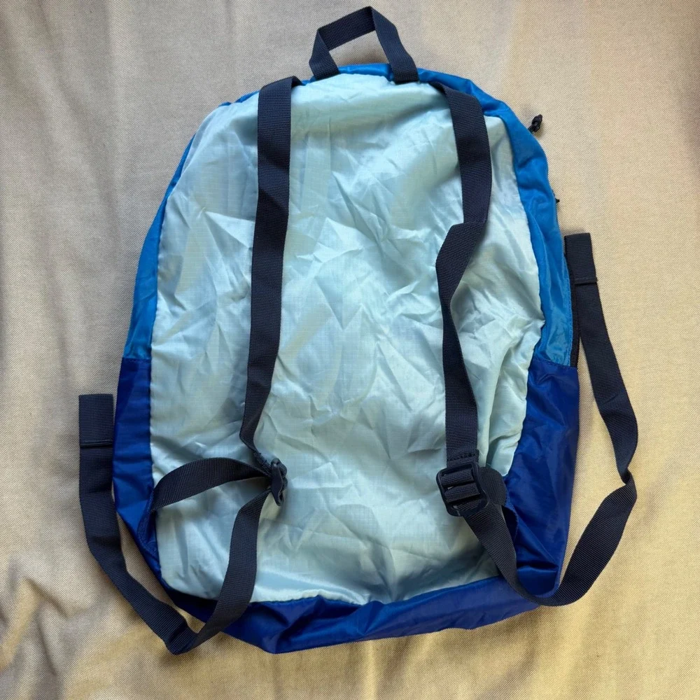 Columbia Lightweight Packable 21L Backpack Blue Ripstop Travel Daypack